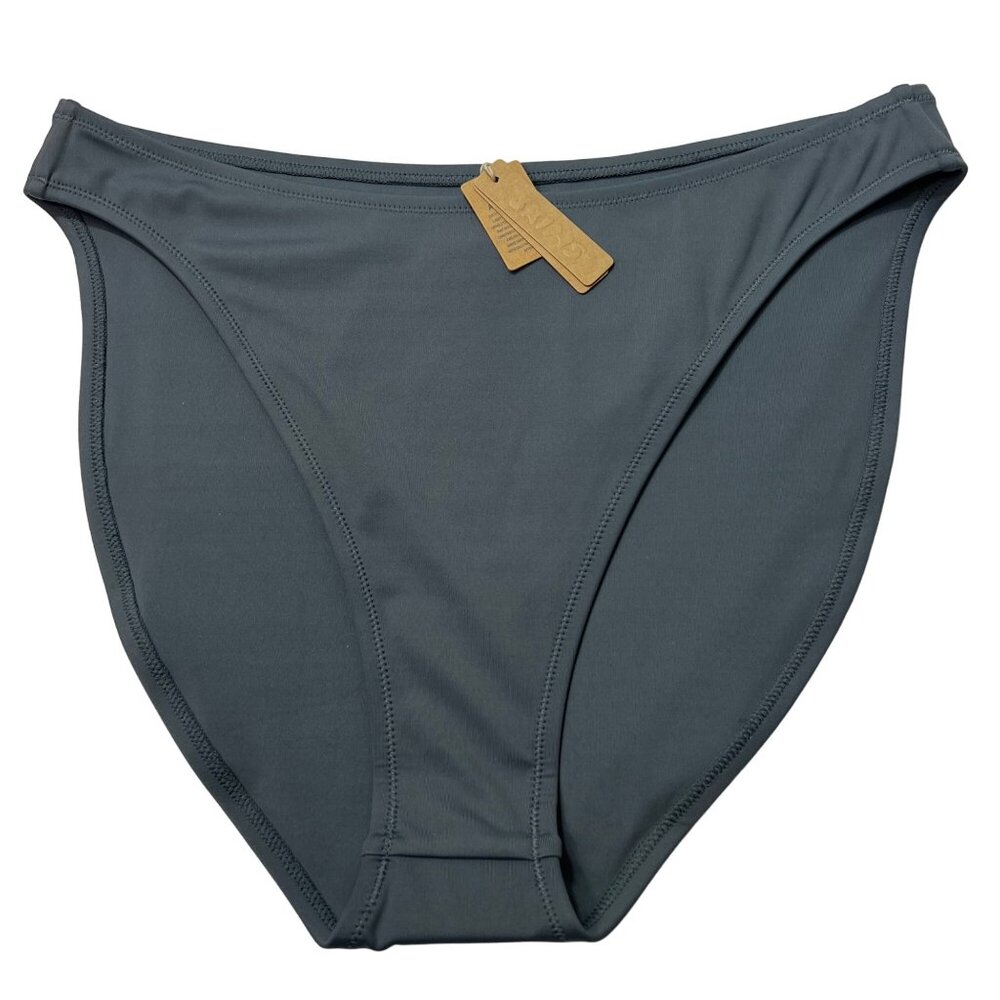 SKIMS Shaping Swim Dipped Bikini Bottom Gunmetal‎ 2X